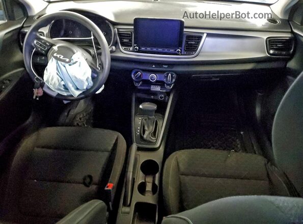 3KPA24AD4PE616535 2023 KIA RIO Black Vista del cuadro de instrumentos