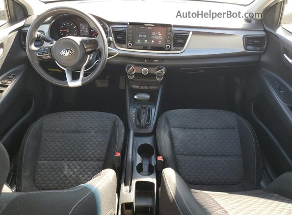 3KPA24AD6LE357329 2020 KIA RIO White Widok deski rozdzielczej