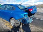 2021 Kia Rio S Синий vin: 3KPA24ADXME430610