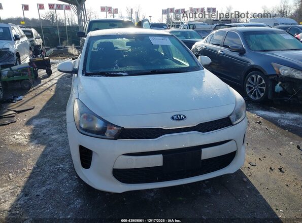 3KPA25AD5LE312243 2020 KIA RIO 5-DOOR White Vista del cuadro de instrumentos