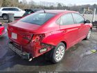 2018 Hyundai Accent Se Красный vin: 3KPC24A39JE022028