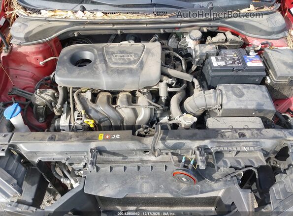 3KPC24A39JE022028 2018 HYUNDAI ACCENT Красный Вид сзади
