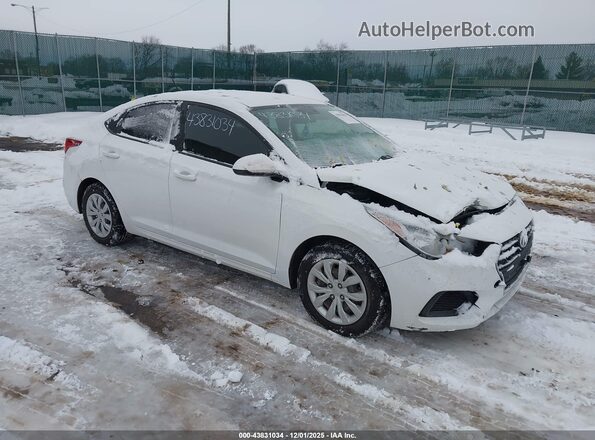 3KPC24A63ME132510 2021 HYUNDAI ACCENT Белый Передняя правая четверть