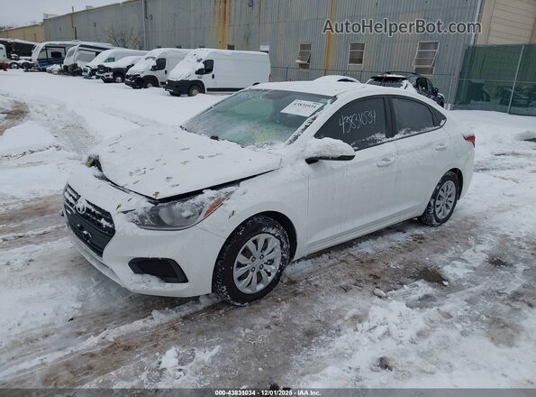 3KPC24A63ME132510 2021 HYUNDAI ACCENT Белый Передняя левая четверть