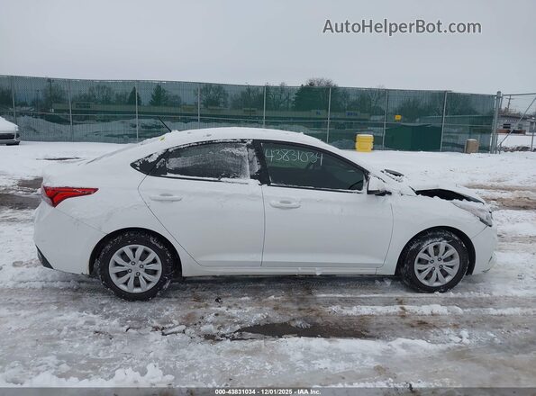 3KPC24A63ME132510 2021 HYUNDAI ACCENT Белый Вид задней части салона