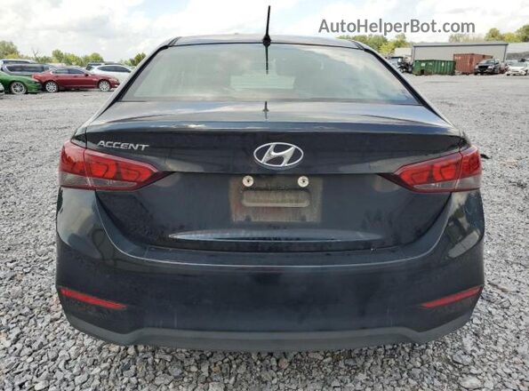 3KPC24A63ME134838 2021 HYUNDAI ACCENT Black Widok z tyłu
