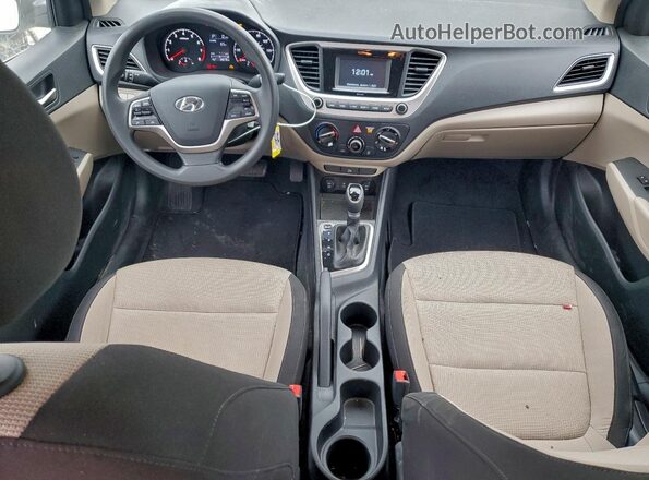3KPC24A64NE160883 2022 HYUNDAI ACCENT Белый Вид панели приборов