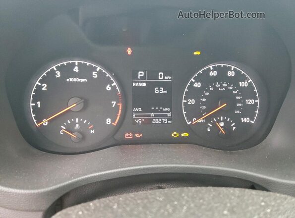 3KPC24A64NE160883 2022 HYUNDAI ACCENT Белый Вид щитка приборов