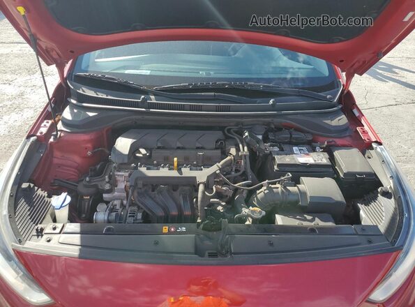 3KPC24A69LE099060 2020 HYUNDAI ACCENT Красный Вид задней части салона