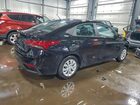 2021 Hyundai Accent Se Черный vin: 3KPC24A69ME138537