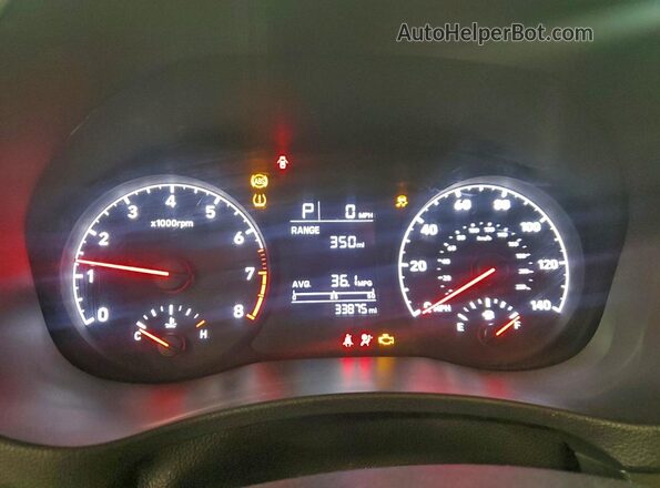 3KPC24A69ME138537 2021 HYUNDAI ACCENT Черный Вид щитка приборов