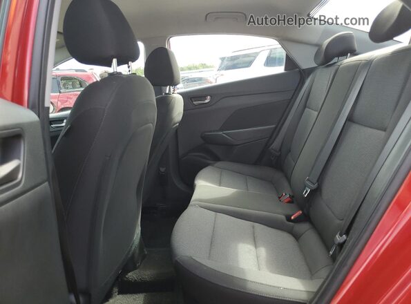 3KPC24A6XME131127 2021 HYUNDAI ACCENT Красный Вид задних сидений
