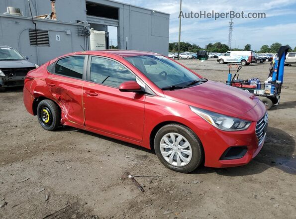3KPC24A6XME131127 2021 HYUNDAI ACCENT Красный Передняя правая четверть