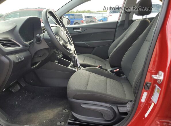 3KPC24A6XME131127 2021 HYUNDAI ACCENT Красный Вид салона спереди