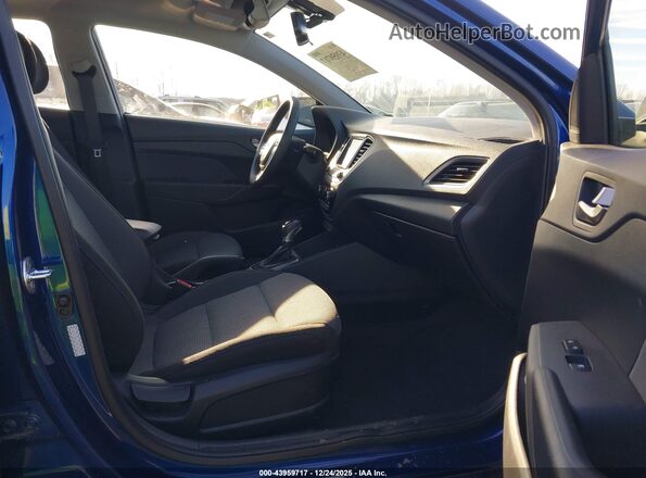3KPC34A6XME145123 2021 HYUNDAI ACCENT Синий Вид салона спереди