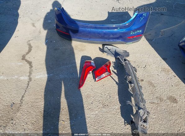 3KPC34A6XME145123 2021 HYUNDAI ACCENT Синий Вид щитка приборов