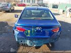 2021 Hyundai Accent Limited Синий vin: 3KPC34A6XME145123
