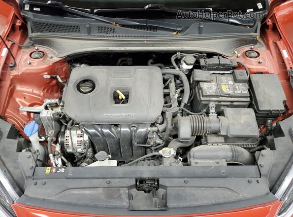 3KPF24AD1RE705567 2024 KIA FORTE Оранжевый Вид задней части салона