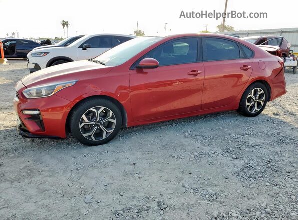 3KPF24AD4LE177983 2020 KIA FORTE Burgundy Przód lewy