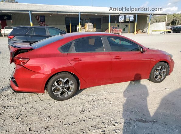 3KPF24AD4LE177983 2020 KIA FORTE Burgundy Tył prawy
