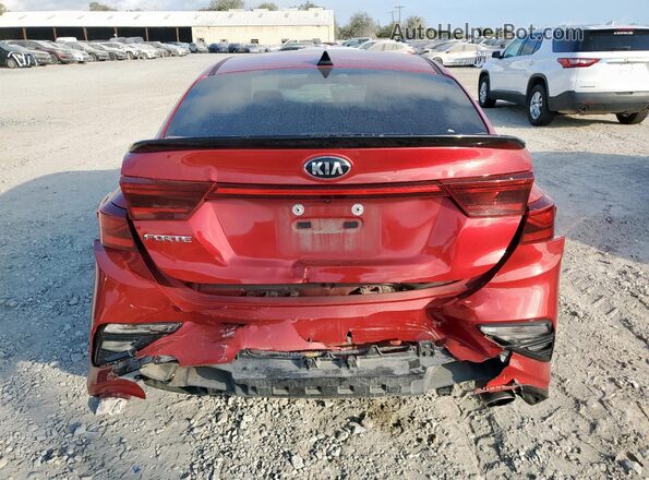 3KPF24AD4LE177983 2020 KIA FORTE Burgundy Widok z tyłu