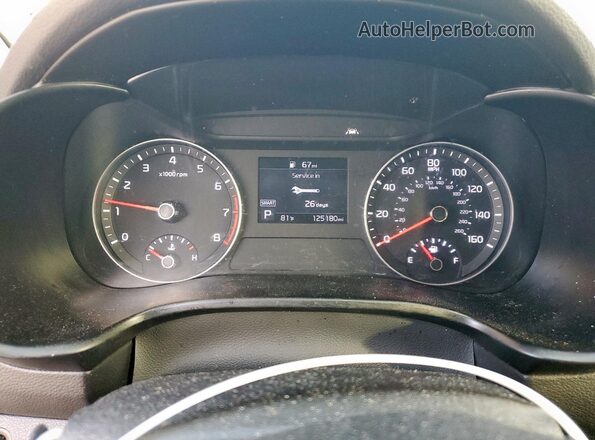 3KPF24AD4LE177983 2020 KIA FORTE Burgundy Widok zestawu wskaźników