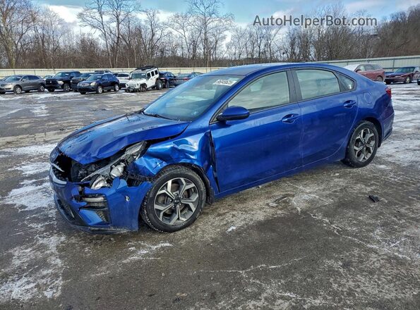 3KPF24AD4LE179636 2020 KIA FORTE Синий Передняя левая четверть