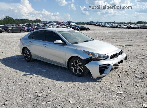 3KPF24AD7KE013383 2019 KIA FORTE Серебряный Передняя правая четверть