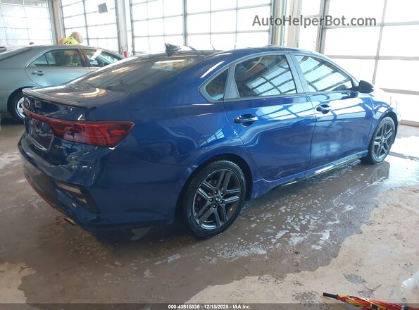 3KPF34AD2LE259269 2020 KIA FORTE Синий Задняя правая четверть