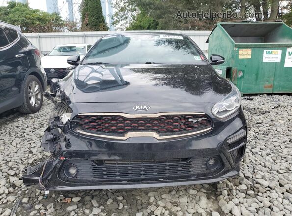 3KPF44ACXLE232292 2020 KIA FORTE Черный Вид спереди
