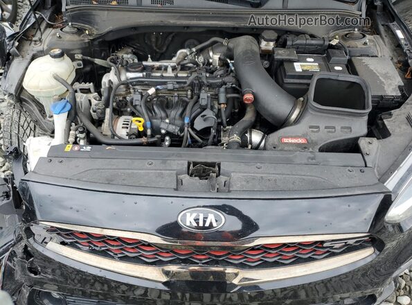 3KPF44ACXLE232292 2020 KIA FORTE Черный Вид задней части салона