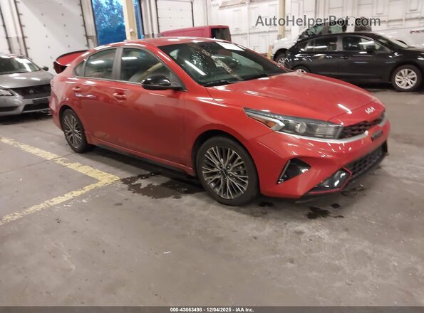 3KPF54AD1NE485204 2022 KIA FORTE Красный Передняя правая четверть