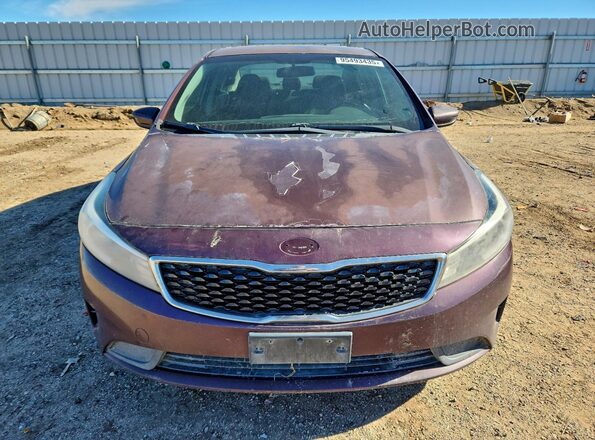3KPFK4A76HE031876 2017 KIA FORTE Темно-бордовый Вид спереди