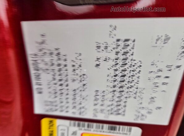 3LN6L2G9XGR605067 2016 LINCOLN MKZ Красный Вид подкапотного пространства