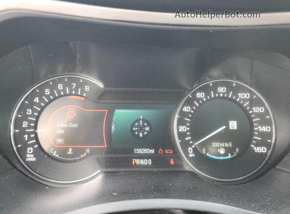 3LN6L2J91GR628861 2016 LINCOLN MKZ Белый Вид щитка приборов