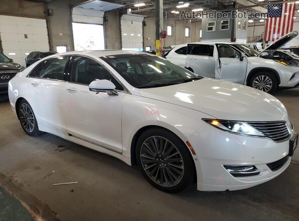 3LN6L2JK8GR604172 2016 LINCOLN MKZ Белый Передняя правая четверть