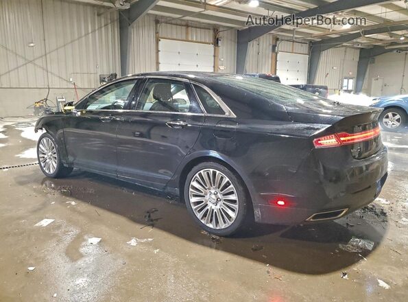 3LN6L2JKXGR633852 2016 LINCOLN MKZ Черный Задняя левая четверть
