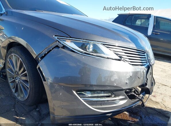 3LN6L2LU2GR622665 2016 LINCOLN MKZ HYBRID Gray Widok z przodu
