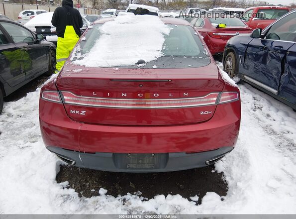 3LN6L2LU3GR615613 2016 LINCOLN MKZ HYBRID Красный 