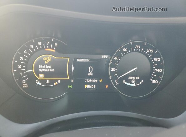 3LN6L5F93LR620233 2020 LINCOLN MKZ Черный Вид щитка приборов