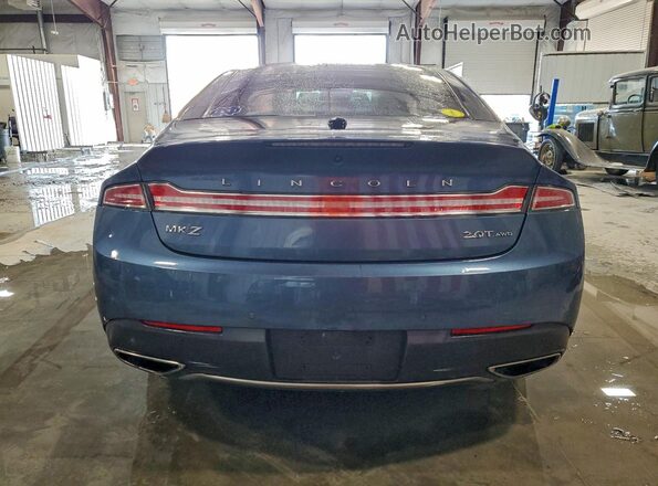 3LN6L5F95JR613667 2018 LINCOLN MKZ Blue Rear view