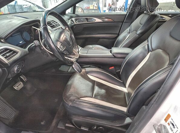 3LN6L5FC4JR620489 2018 LINCOLN MKZ White Front interior view