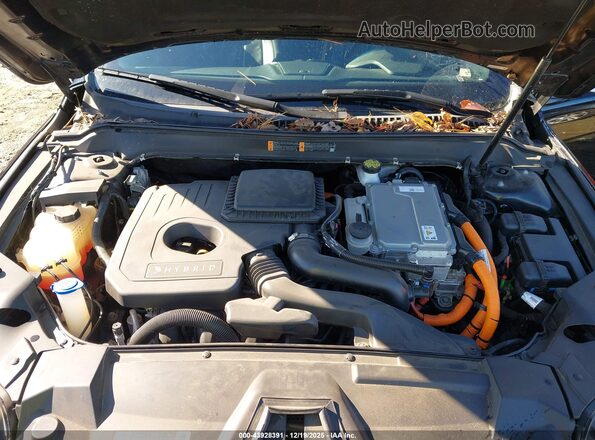 3LN6L5LU7KR631114 2019 LINCOLN MKZ HYBRID Black Widok z tyłu