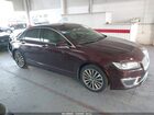 2018 Lincoln Mkz Hybrid Select Темно-бордовый vin: 3LN6L5LU8JR611050