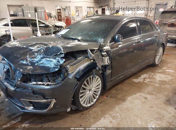 3LN6L5MU2HR626653 2017 LINCOLN MKZ HYBRID Серый Передняя левая четверть