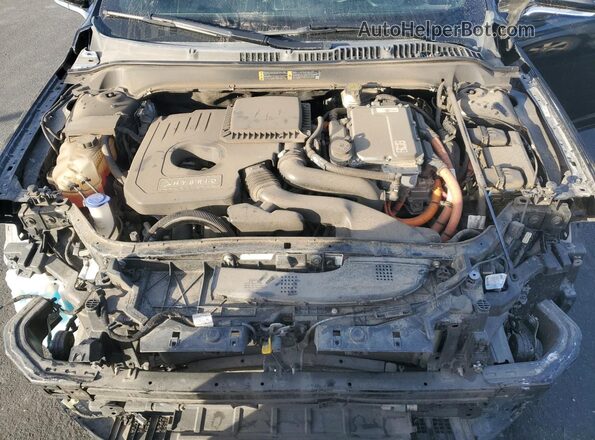 3LN6L5MUXJR628897 2018 LINCOLN MKZ Черный Вид задней части салона