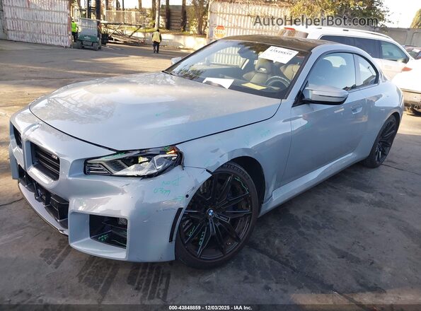 3MF13DM01P8D49033 2023 BMW M2 Серый Передняя левая четверть
