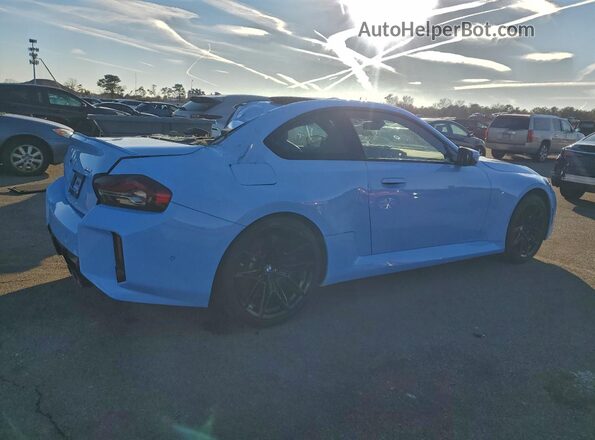 3MF13DM01R8E49488 2024 BMW M2 Синий Задняя правая четверть