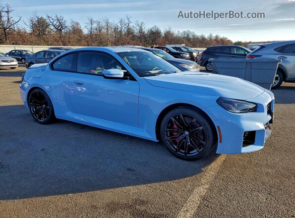 3MF13DM01R8E49488 2024 BMW M2 Синий Передняя правая четверть