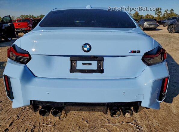 3MF13DM02R8D94517 2024 BMW M2 Blue Vista trasera
